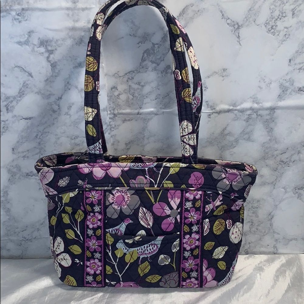 Vera Bradley Purple Floral Satchel